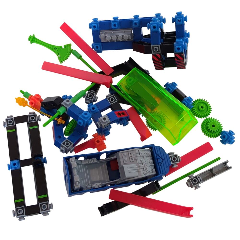 VTG 1983 Fisher Price Construx Building Parts Pieces Cockpit Lot Retro Toy